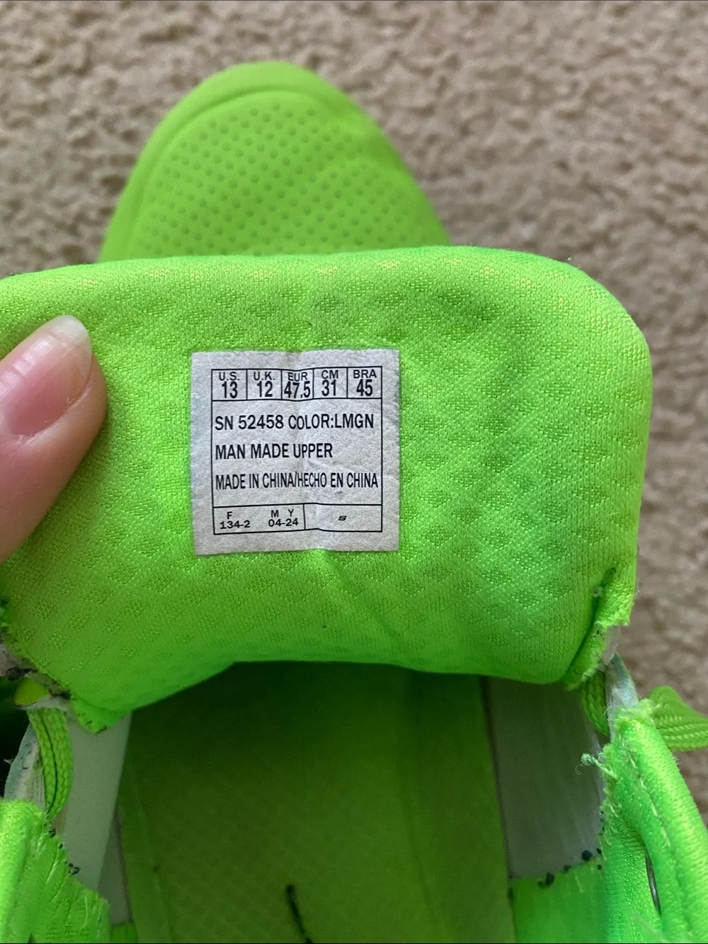 Skechers Neon Lime Green Athletic Sneakers